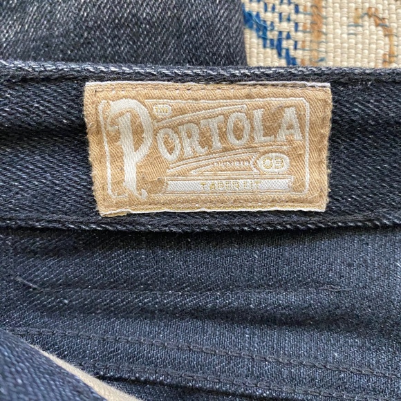 Freenote Cloth Jeans Portola Taper Fit 30x33 Black Japanese Selvedge Denim - Picture 13 of 15